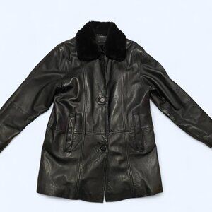Lambswool Leather Jacket